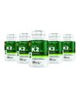 Kit 5 Vitamina K2 Mk7 Menaquinona 7 240 Caps Floral Ervas - Floral Ervas Do Brasil
