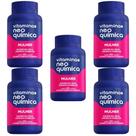 Kit 5 Vitamina Mulher c/ 60 Comp. - Neo Química Kit 5 Vitamina Mulher c/ 60 Comp. - Neo Química