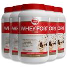 Kit 5 Whey Fort 3W Vitafor Cookies & Cream 900g Kit 5 Whey Fort 3W Vitafor Cookies & Cream 900g
