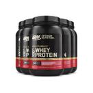 Kit 5 Whey Gold Standard Optimum Nutrition Morango 907g