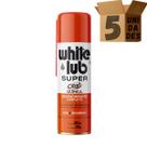 Kit 5 White Lub Super Óleo Desengripante Spray Wd 300ml