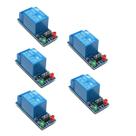 Kit 5 x Modulo Rele 5v 10A 1 Canal Com Led Arduino Automação