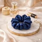Kit 5 Xuxinha de Cetim com Costura Embutida Scrunchie Elástico de Cabelo