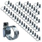 KIT 50 Abraçadeira 12X16mm aço zincado Sistemas hidráulicos