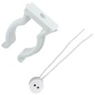 Kit 50 Abraçadeira T5 G5 Para Lâmpada Tubular + Kit 50 Soquete T5 G5 Para Lâmpada Tubular Fluorescente ou Led