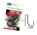 Kit 50 Anzol Pesca Marine Sports 12146 N-1/0 Black