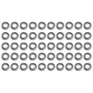 Kit 50 Arruela Aço Parafuso de Afinação Bateria Metal TA752
