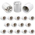 Kit 50 Bocal Soquete Base E27 Porcelana Reforçado 4A 0~250V
