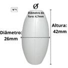 Kit 50 Boia de Pesca para Rede Corvina Cortiça Flutuador Isopor