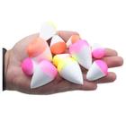 Kit 50 Boia Pesca Lambari Feita Em Isopor Tilapia N4/5/6/7/8
