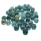 Kit 50 Bolinha Gude Espelhada Esfera Bola Vidro 18mm Burca