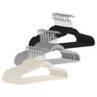 Kit 50 Cabide De Veludo Adulto Ultra Fino Antideslizante