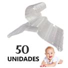 Kit 50 Cabide Para Bebê Infantil Coloridos Menina Menino Plástico Acrílico Resistente