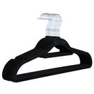Kit 50 Cabides De Veludo Ultra Fino Antideslizante Cinza