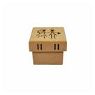 Kit 50 Caixa de Noivos Traçado Passa Fita 7x7x5,5 Mdf Madeira