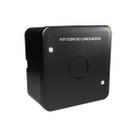 Kit 50 Caixa Plastica Organizadora Camera Cftv - Preto