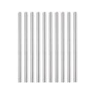Kit 50 Canudos de Aço Inox Retos