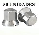 Kit 50 Capa De Porca Sextava Nicolini Cromada Caminhão 33mm