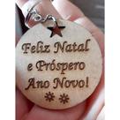 Kit 50 Chaveiros Feliz Natal Em Mdf Brinde pra fim de ano (brind559)