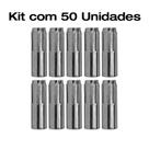 Kit 50 Chumbadores Pbi Drop-in 1/2x50mm Barra Rosqueada Âncora