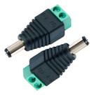Kit 50 Conector Borne X P4 Macho Para Cftv Preto