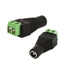 Kit 50 Conector P4 Femea P/ Cftv Camera Borne
