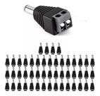 Kit 50 Conector Plug Adaptador P4 Macho Conex1000 Intelbras Cftv Cameras Vigilancia