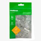 Kit 50 Conectores RJ45 Intelbras CAT5E UTP Rede Conex 1000 Instalação Rápida
