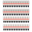 Kit 50 Conectores XLR 25 Macho 25 Fêmea Voik PVKMV Metal Vermelho