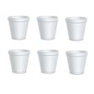 kit 50 Copos de isopor 120ml térmico café sorvete chá sopa