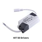 Kit 50 Drivers Para Luminária Led Bivolt 8W-25W