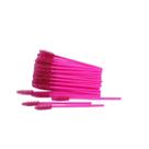 Kit 50 Escovinha Rosa Escuro Extensão de Cílios Sobrancelha