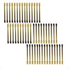 Kit 50 Extensão Rígida Para Caminhão Ou Ônibus 152 mm Metal