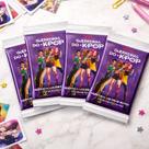 Kit 50 Figurinhas Guerreiras do K-Pop 10 envelopes