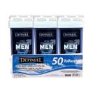 Kit 50 Folha Lenço Descartável E 3 Cera Roll-on Men Depimiel