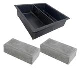 Kit 50 Formas Tijolinho Paver 20x10x6 Retangular