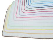 Kit 50 Fraldas De Boca 33x33cm Pinte E Borde Com Croche
