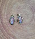 Kit 50 Medalha Nossa Senhora De Lourdes 2cm Resinada