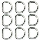 Kit 50 Meia Argola Niquelada 25mm Para Artesanatos E Bolsas Kit 50 Meia Argola Niquelada 25mm Para Artesanatos E Bolsas