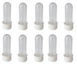 Kit 50 Mini Tubete 8cm Acrílico P/ Personalizar Festa