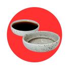 Kit 50 Molheira Porta Shoyu Tigela 110mL Sushi Nozoki Creme Mesclado 10cm Kit 50 Molheira Porta Shoyu Tigela 110mL Sushi Nozoki Creme Mesclado 10cm