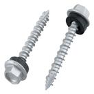 Kit 50 parafusos sextavado aço 5,5mmx50mm ponta ogivada