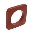 Kit 50 Pares Ilhós Para Cortina Quadrado 28mm Mogno
