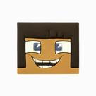 Kit 50 Peças aplique Emborrachado Cabeça Minicraft