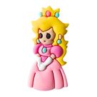 Kit 50 Peças aplique Emborrachado Princesa Super Mario