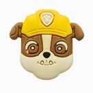 Kit 50 Peças aplique Emborrachado Rubble Patrulha Canina