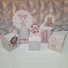 Kit 50 Personalizados Circo Rosa