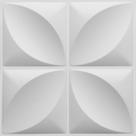 Kit 50 Placas 50x50cm 3D Decorativa Pétalas Flor Revestimento Plástico PVC Auto Relevo Kit 50 Placas 50x50cm 3D Decorativa Pétalas Flor Revestimento Plástico PVC Auto Relevo