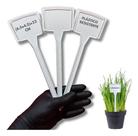 Kit 50 Plaquinhas 22cm Para Identificação De Plantas Hortas - - Branca