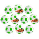 Kit 50 Pote de Doce Lembrancinha Festa Bola de Futebol Verde